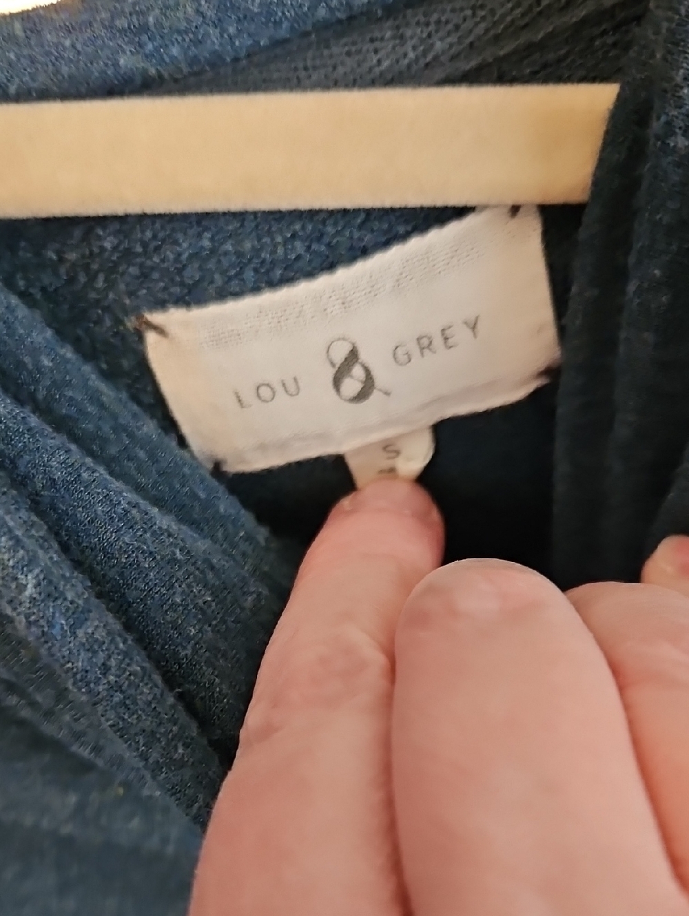 Lou & Grey Teal-Blue Knit Pullover